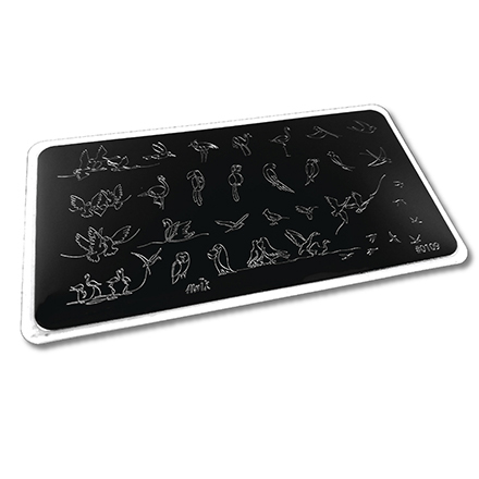 

Пластина для стемпинга AWIX Professional, №109, Прозрачный