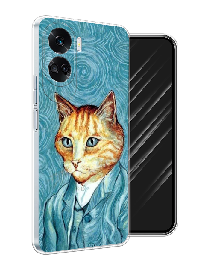 

Чехол Awog на Honor 90 Lite "Кот Ван Гог", Голубой;коричневый, 6122350-1