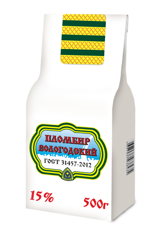 

Мороженое пломбир Вологодский Пломбир ванильное 500 г