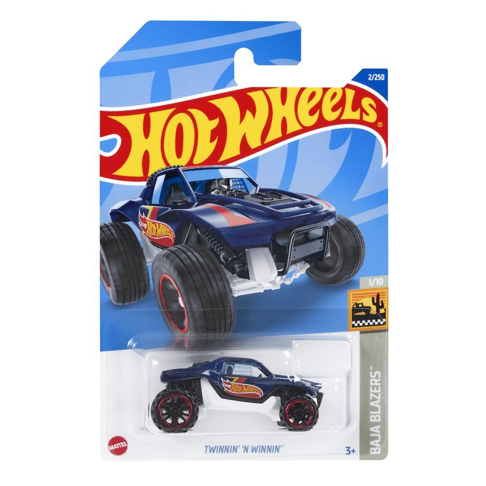 фото Машинка hot wheels twinnin'n winnin синяя c4982/hct80