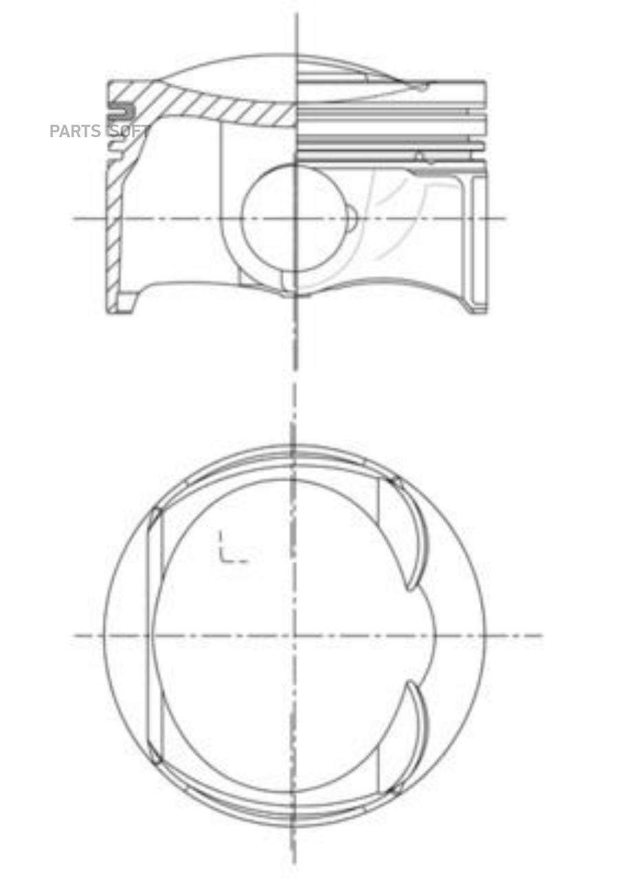 

Поршнекомплект Mahle/Knecht 033PI00109000