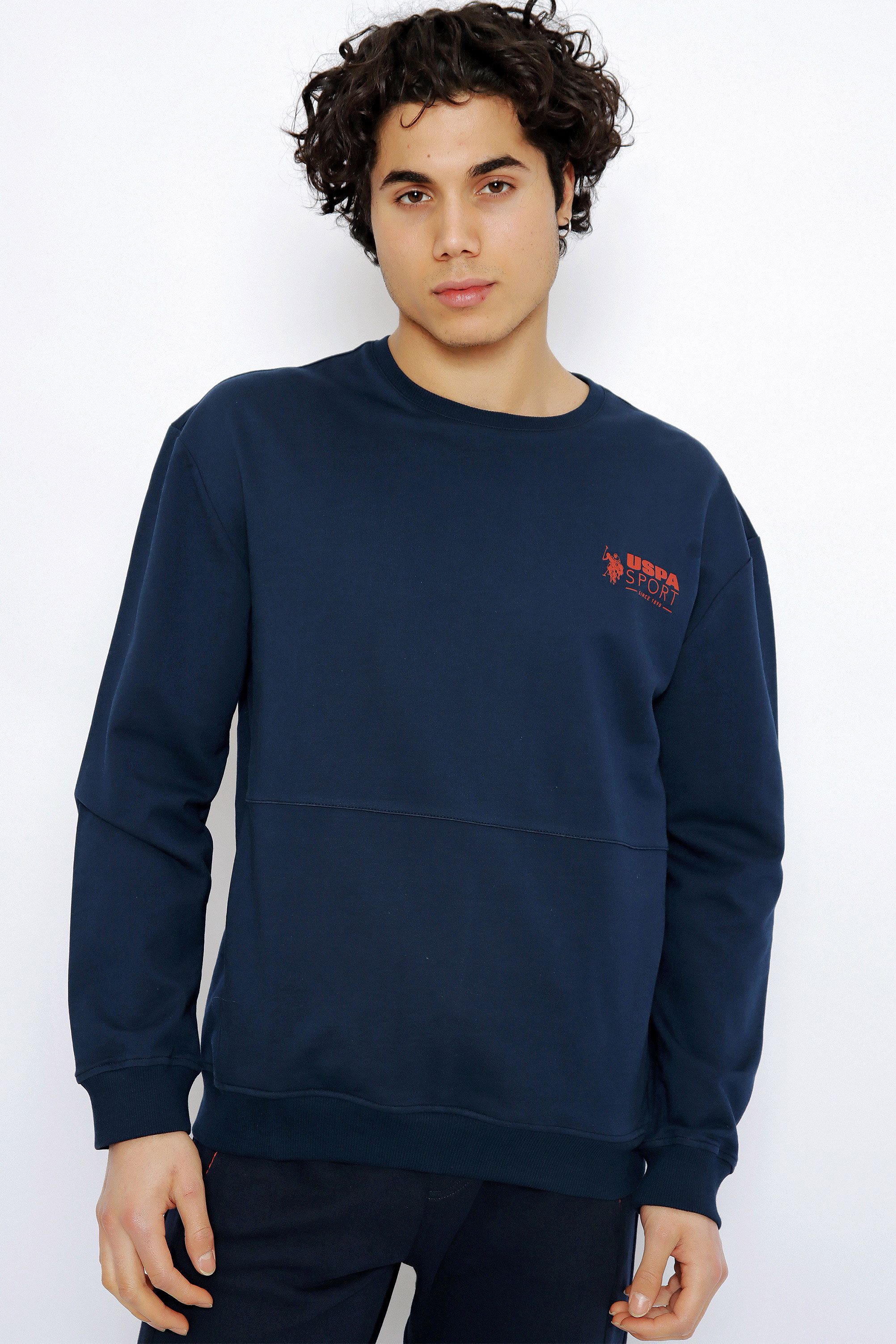 

Свитшот мужской US Polo Assn G081SZ0820TOGO синий L, G081SZ0820TOGO