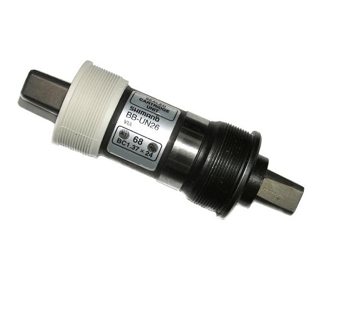 

Каретка велосипеда Shimano, BB-UN26, UN26B27B, 68/127.5, с болтами б/упак.