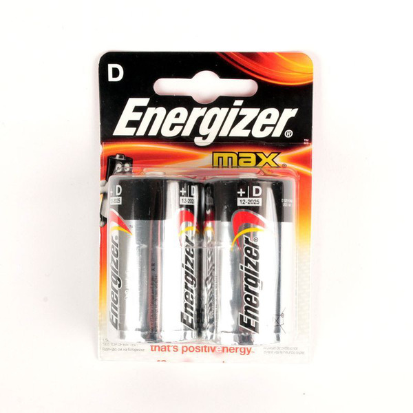 

Батарейка Energizer MAX LR20 / D / 1.5 В/ 1.5 V/ 2 штуки в блистере, Energizer-5