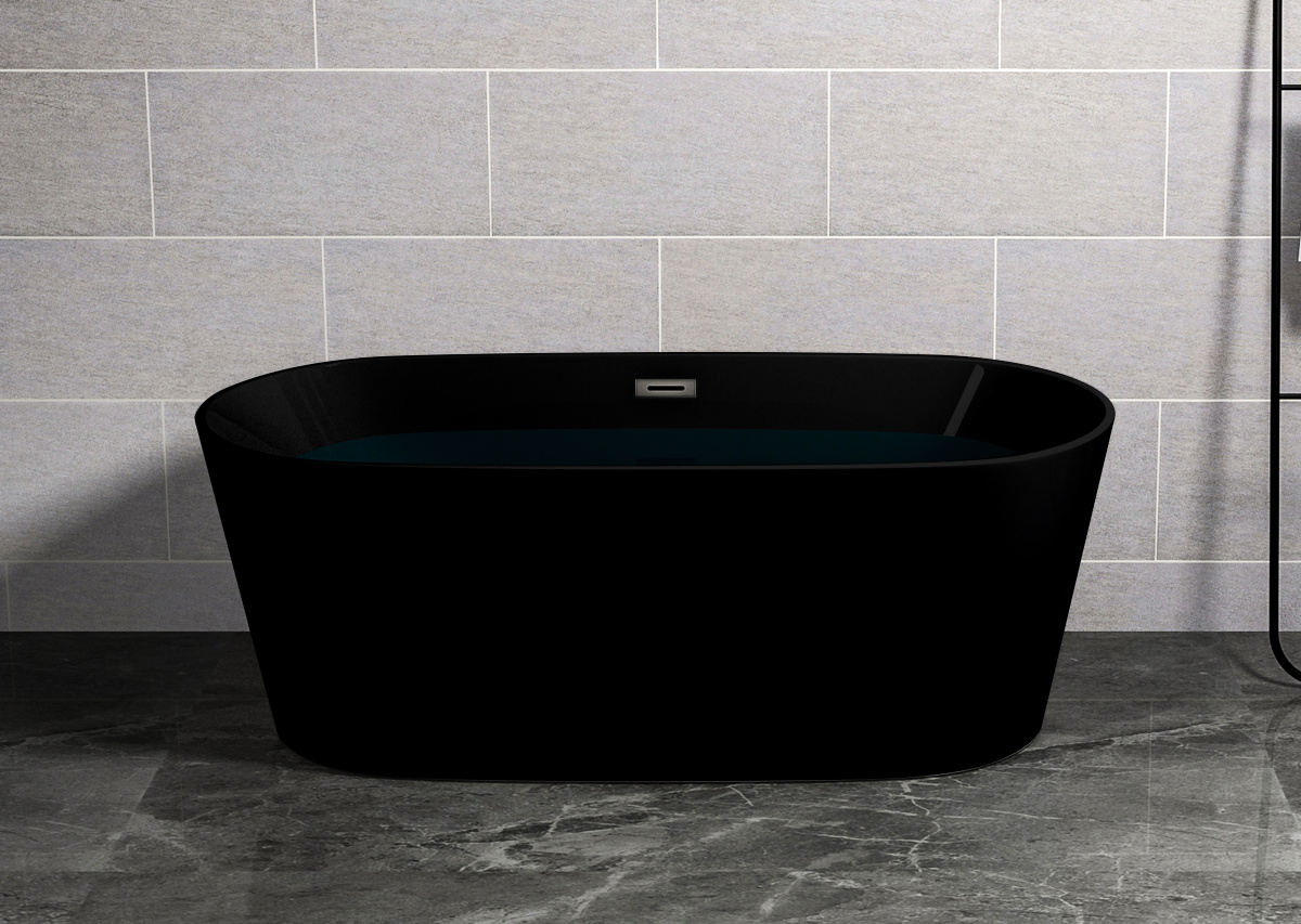 

Ванна акриловая Cerutti Spa Resia MB 9905 черная матовая, Черный