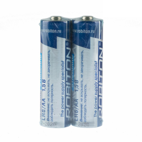 

Батарейка ROBITON STANDARD / 1.5 В / AA (LR6) 2 штуки в SR