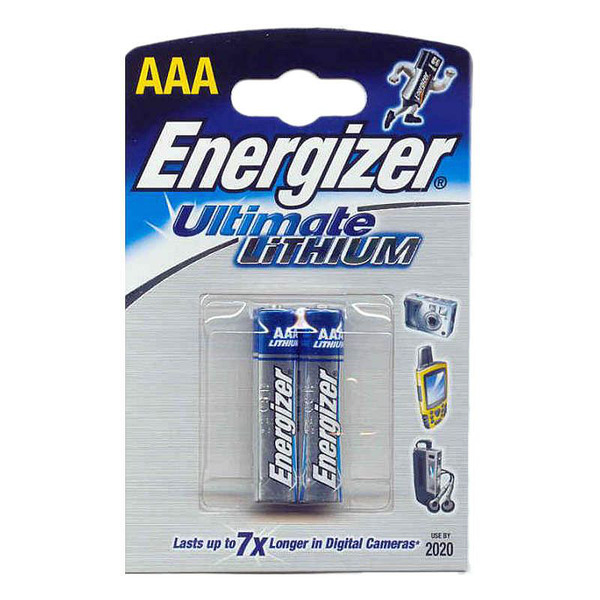 

Батарейка Energizer ULTIMATE LITHIUM / 1.5 В / AAA (FR03) 2 штуки в блистере