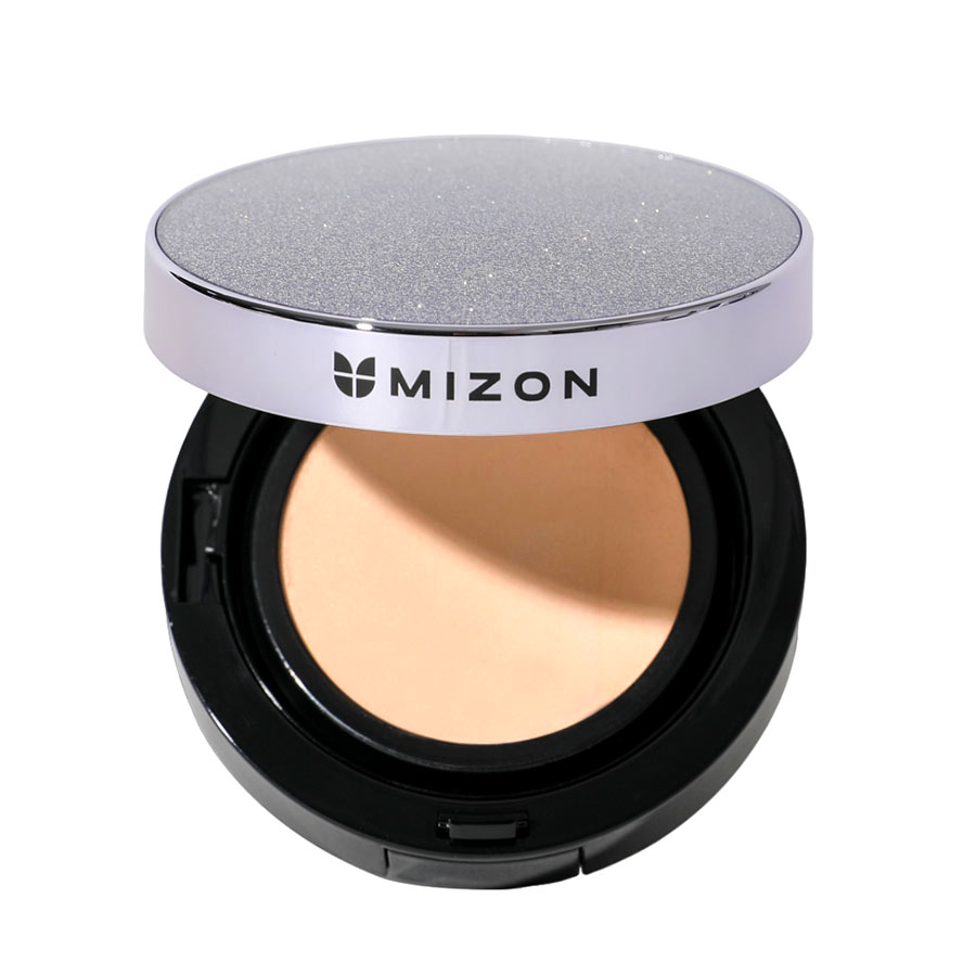

Кушон MIZON с растительным коллагеном рефил Vegan Collagen Cushion №21 светло-бежевый, Vegan Collagen Cushion