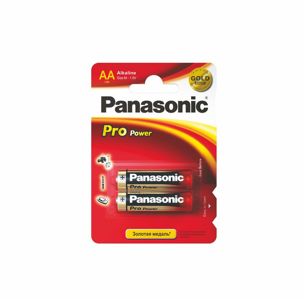 

Батарейка Panasonic Pro Power (Xtreme) / 1.5 В / AA (LR6) 2 штуки в блистере, Panasonic-3