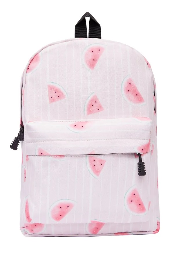 Детский рюкзак BAGS-ART с принтами, унисекс, средний, розовый