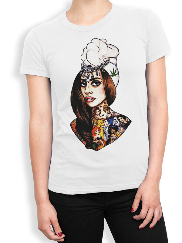 

Футболка женская Dream Shirts Леди Гага Женская 10008351 белая XL, Леди Гага Женская 10008351