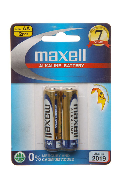 

Батарейка MAXELL Alkaline / 1.5 В / AA (LR6) 2 штуки в блистере