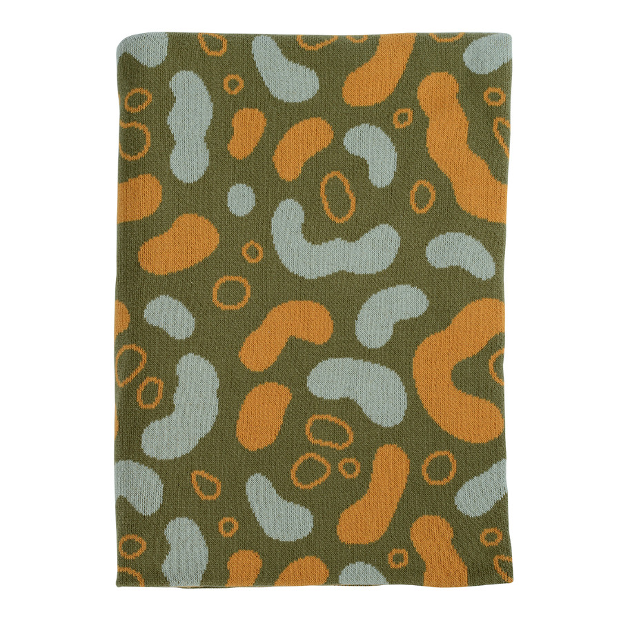 

Плед вязаный с авторским принтом animal spots из коллекции wild, 130х180 см