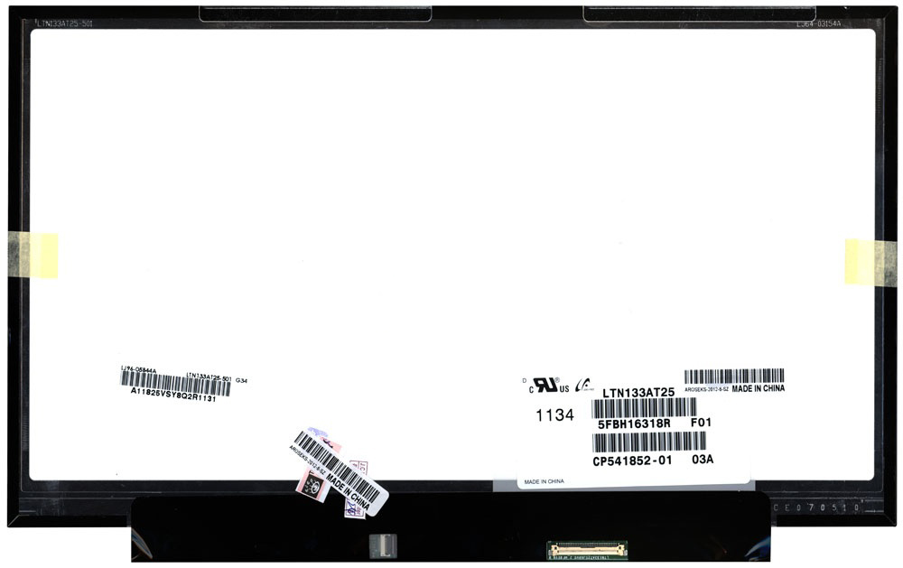 

Матрица ОЕМ для ноутбука LTN133AT25 F01, совместимая с p/n: LTN133AT25 F01