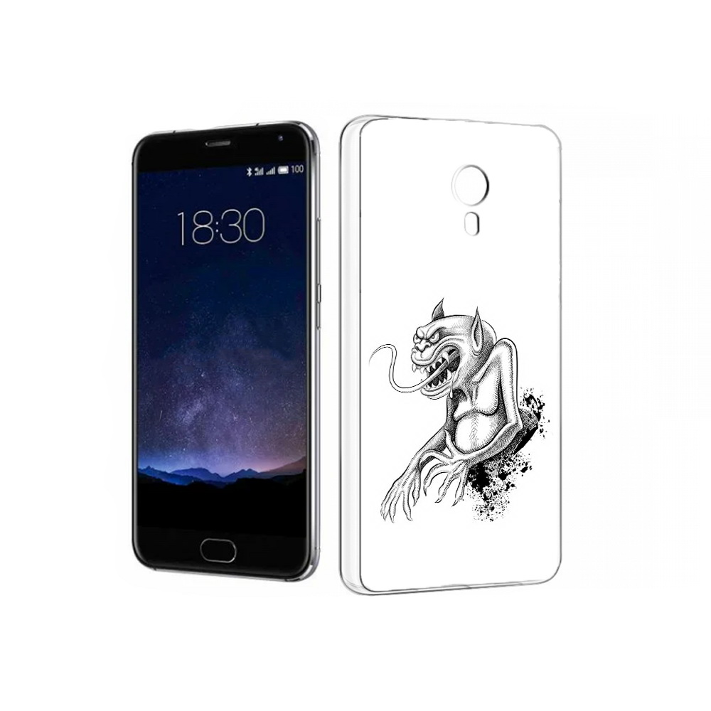 

Чехол MyPads Tocco для Meizu Pro 5 чорт (PT18126.86.692), Прозрачный, Tocco