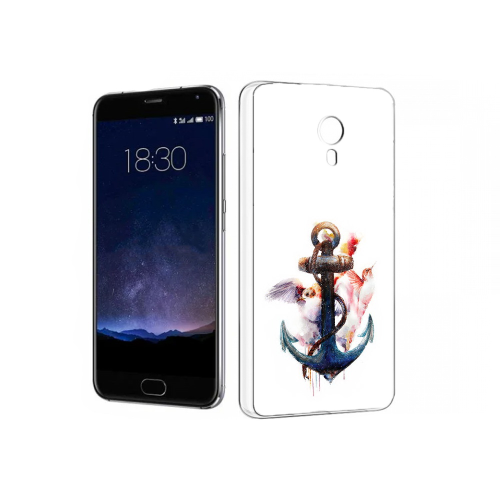

Чехол MyPads Tocco для Meizu Pro 5 якорь с птицами (PT18126.86.703), Прозрачный, Tocco