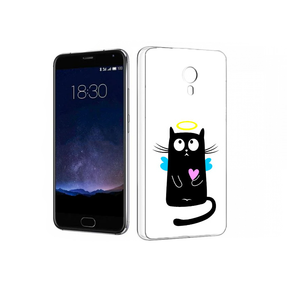 

Чехол MyPads Tocco для Meizu Pro 5 Кот ангелок (PT18126.86.96), Прозрачный, Tocco