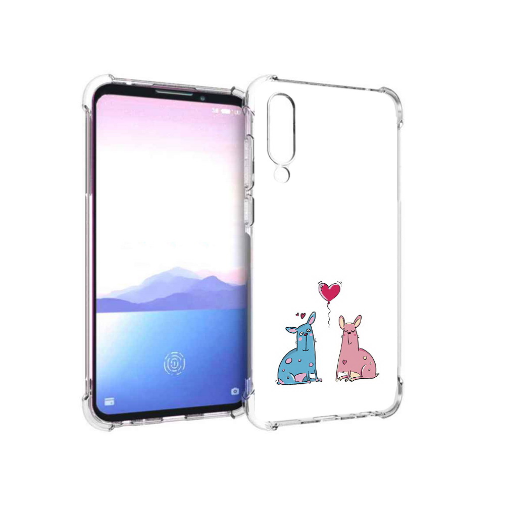 

Чехол MyPads Tocco для Meizu 16XS Лама любовь (PT136345.89.102), Прозрачный, Tocco