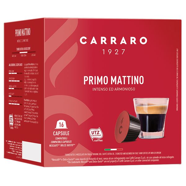 

Кофе в капсулах Caffe Carraro Primo Mattino, 16 шт, Primo Mattino, 16 шт