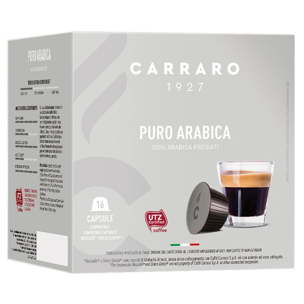 

Кофе в капсулах Caffe Carraro Puro Arabica, 16 шт, Puro Arabica, 16 шт