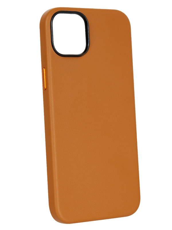 

Чехол кожаный Leather Co для iPhone 15-Коричневый, Apple iPhone 15
