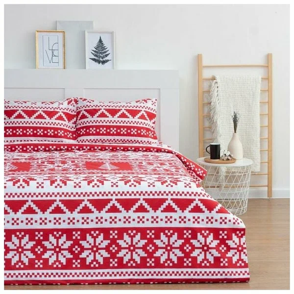 

Постельное белье LoveLife евро Christmas ornament 200x217см,240x225см,50x70см-2шт