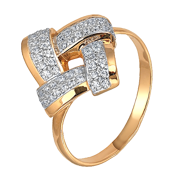 Кольцо из золота р.17 Azade 23422к, фианит