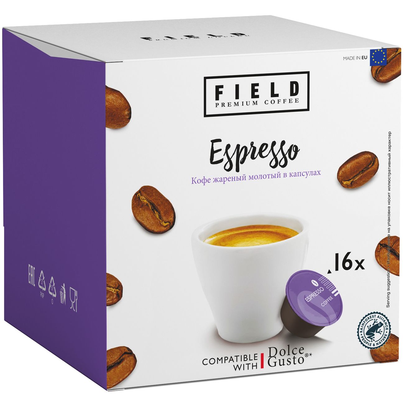 Кофе в капсулах Field Espresso, 16 шт