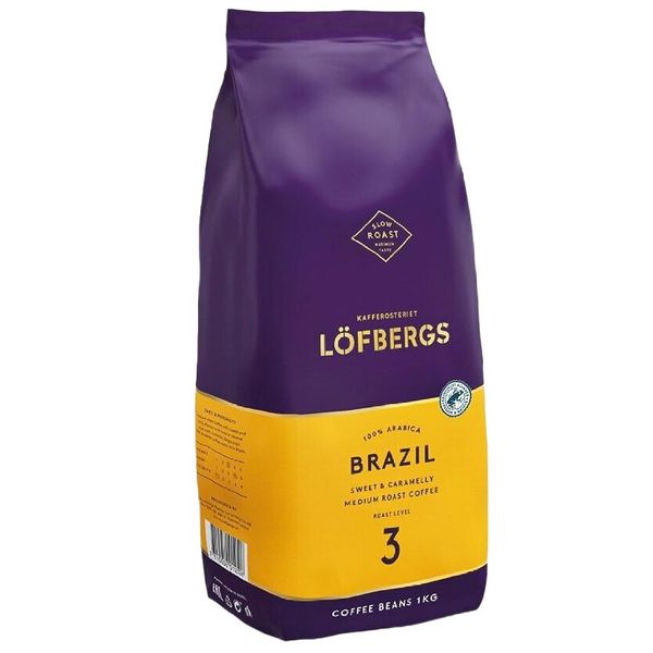 Кофе LOFBERGS Brazil Medium Roast, 1 кг