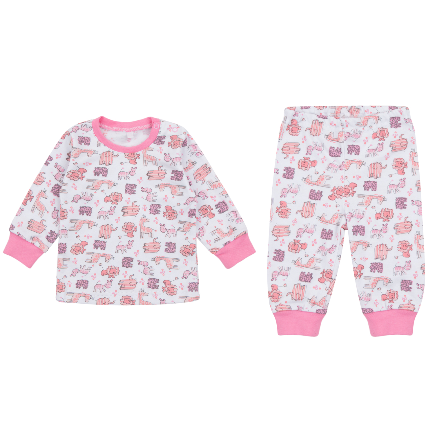 

Пижама джемпер/брюки Leader Kids розовый р.68, GL001205343