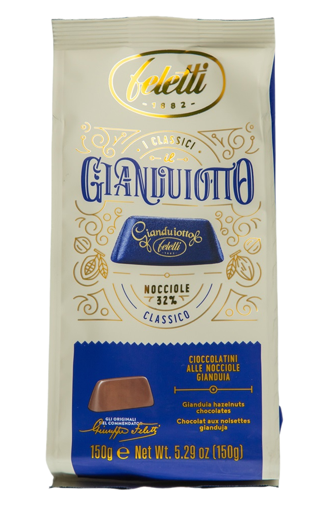 Конфеты шоколадные Feletti Gianduia с фундуком 150 г