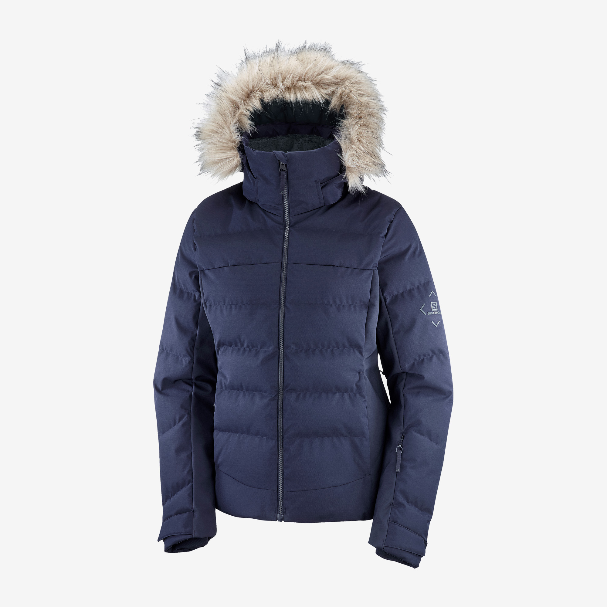 

Куртка женская Salomon LC1381600 синяя S, LC1381600