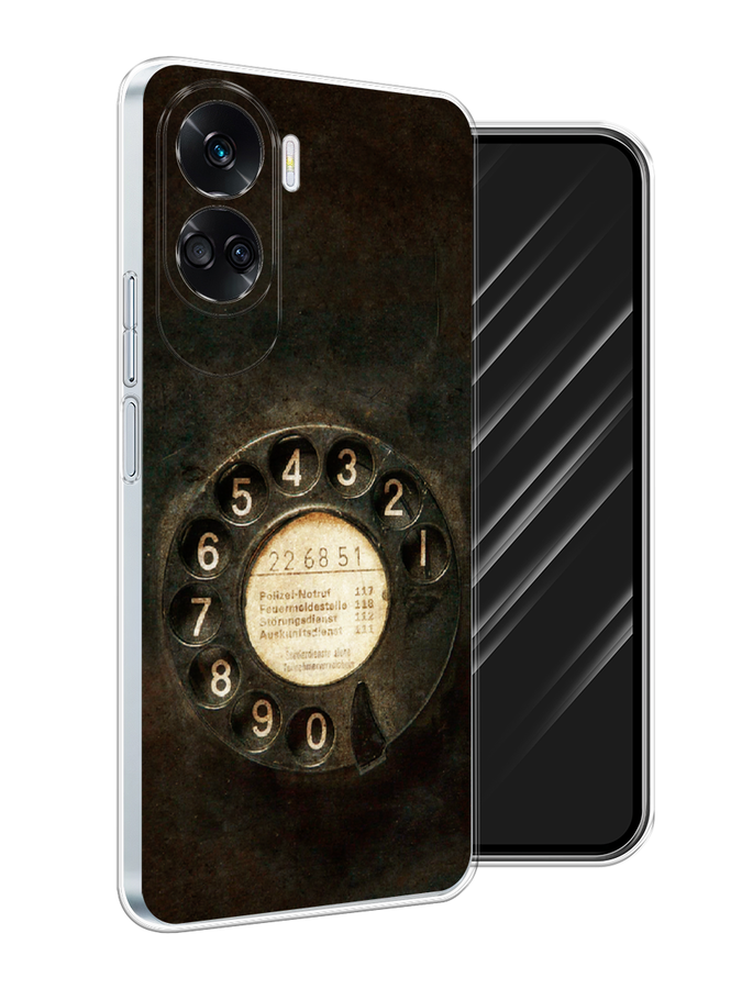 

Чехол Awog на Honor 90 Lite "Старинный телефон", Коричневый;бежевый;черный, 6122350-1
