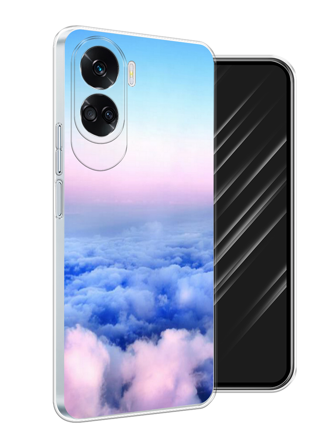 

Чехол Awog на Honor 90 Lite "Облака", Голубой;розовый;бирюзовый, 6122350-1