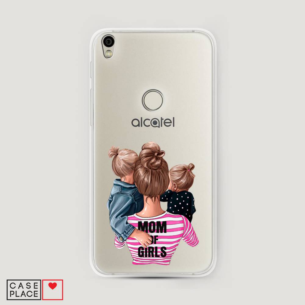

Чехол Awog на Alcatel Shine Lite / Алкатель Shine Lite "Mom of Girls", 170350-6