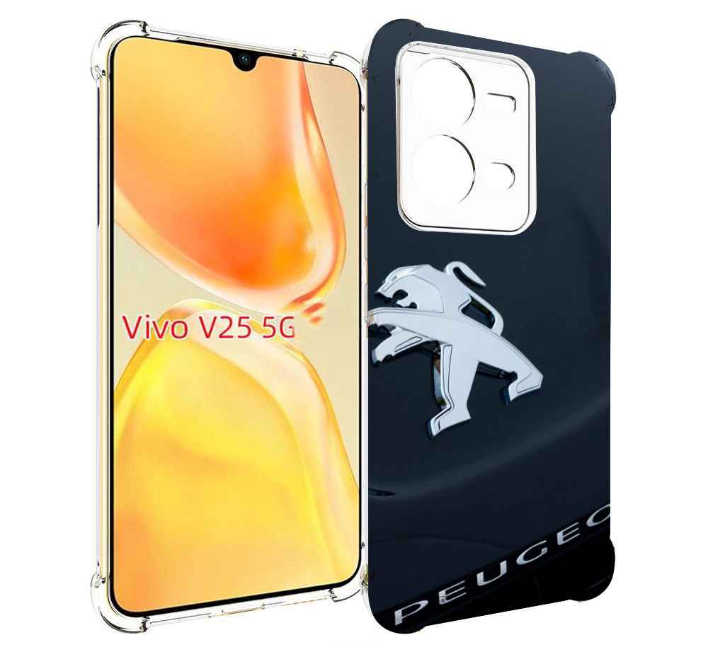 

Чехол MyPads peugeot 2 для Vivo V25 5G / V25e, Прозрачный, Tocco