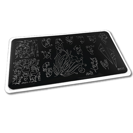 

Пластина для стемпинга AWIX Professional, №111, Прозрачный