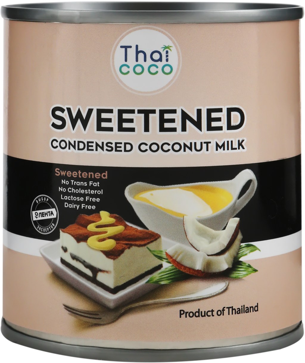 

Молоко Thai Coco кокосовое сгущенное с сахаром 320 мл
