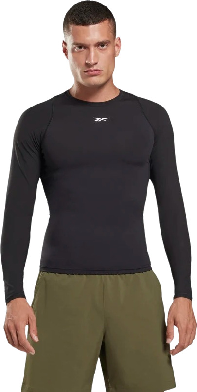 

Лонгслив мужской Reebok GT3225 черный 2XL, GT3225