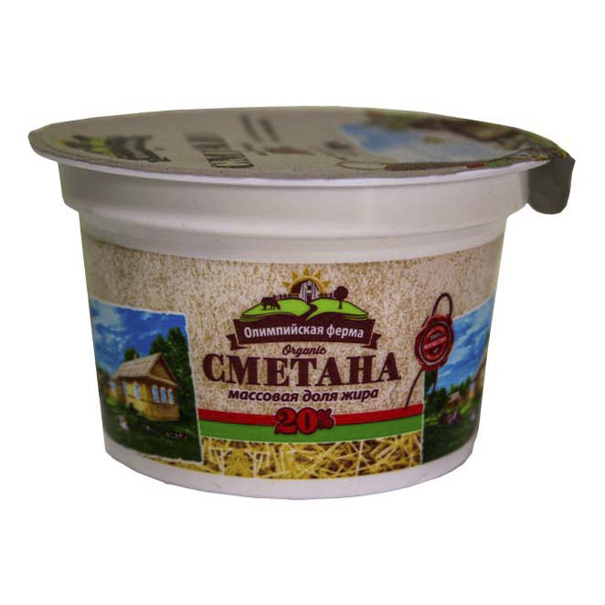 

Сметана Олимпийская ферма 20% 200 г