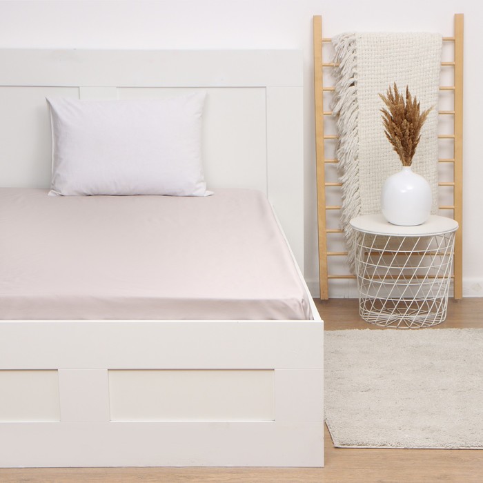 

Простыня Этель Silver cloud, 220х240 см, мако-сатин, 114г/м2, 100 хлопок, Little queen