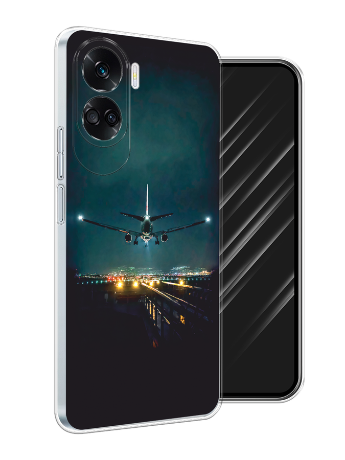 

Чехол Awog на Honor 90 Lite "Ночной рейс", Черный, 6122350-1