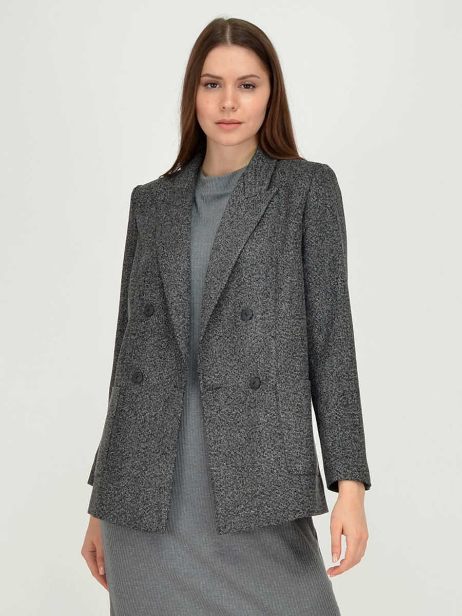 

Жакет женский 1001dress VI00091BG серый 44, VI00091