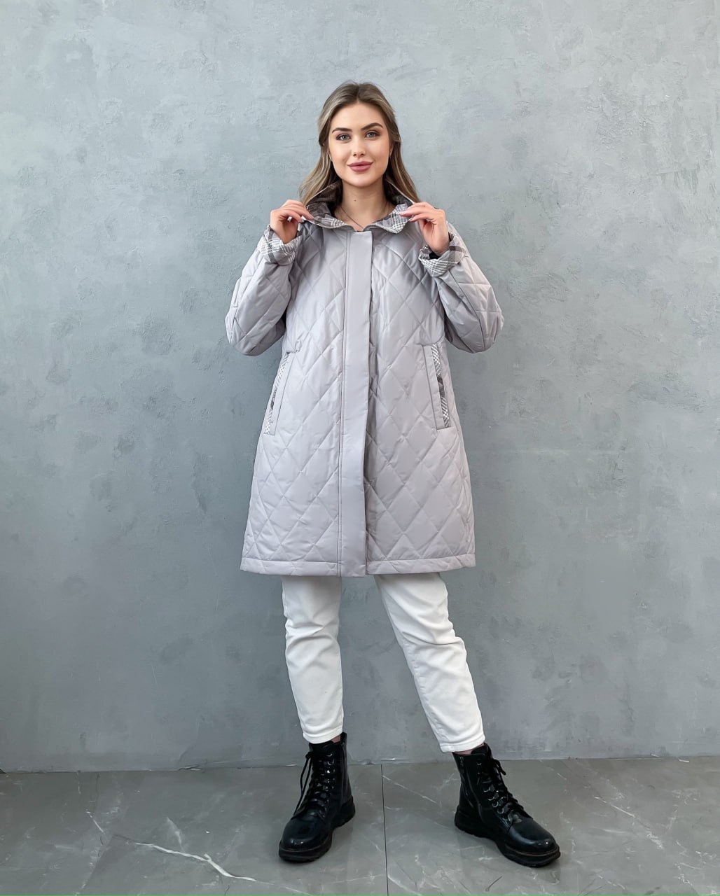 

Куртка женская 339 бежевая 50 RU, Бежевый, 339