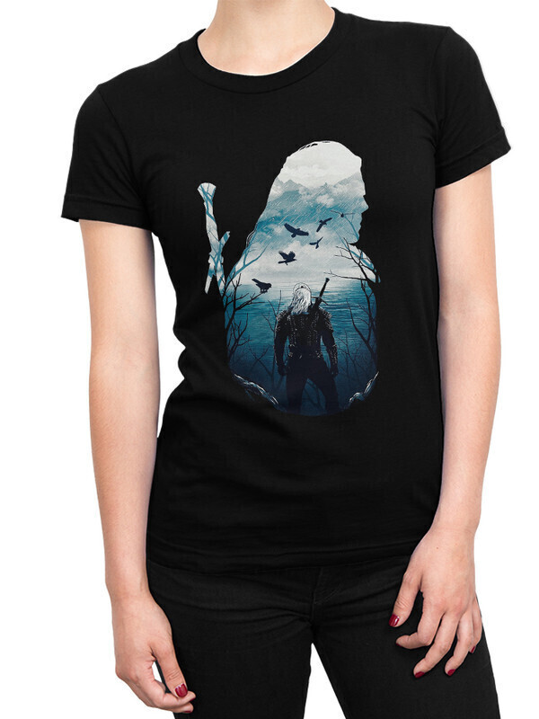 фото Футболка женская dream shirts the witcher - ведьмак 10008461 черная 3xl