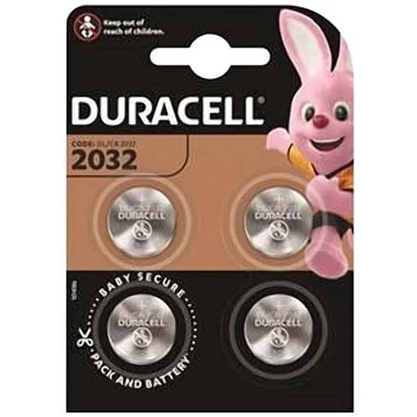 

Батарейки литиевые Duracell CR2032/DL2032 в блистере 4 штуки