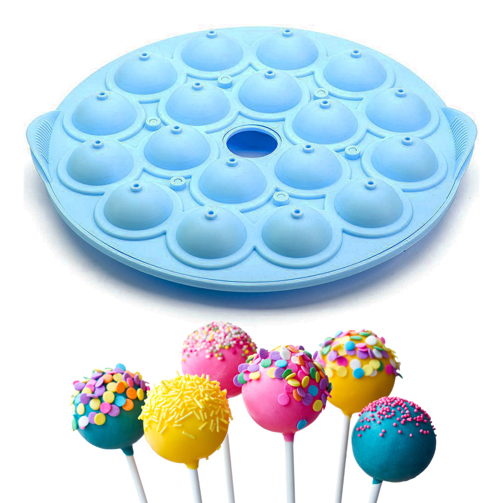 

KA-FORMICE-13 Силиконовая форма для леденцов, голубая, 23х21,6х3,4 см, Голубой