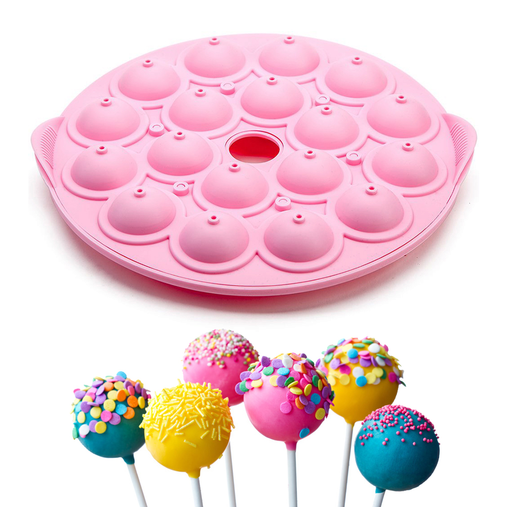 

KA-FORMICE-12 Силиконовая форма для леденцов, розовая, 23х21,6х3,4 см, Розовый