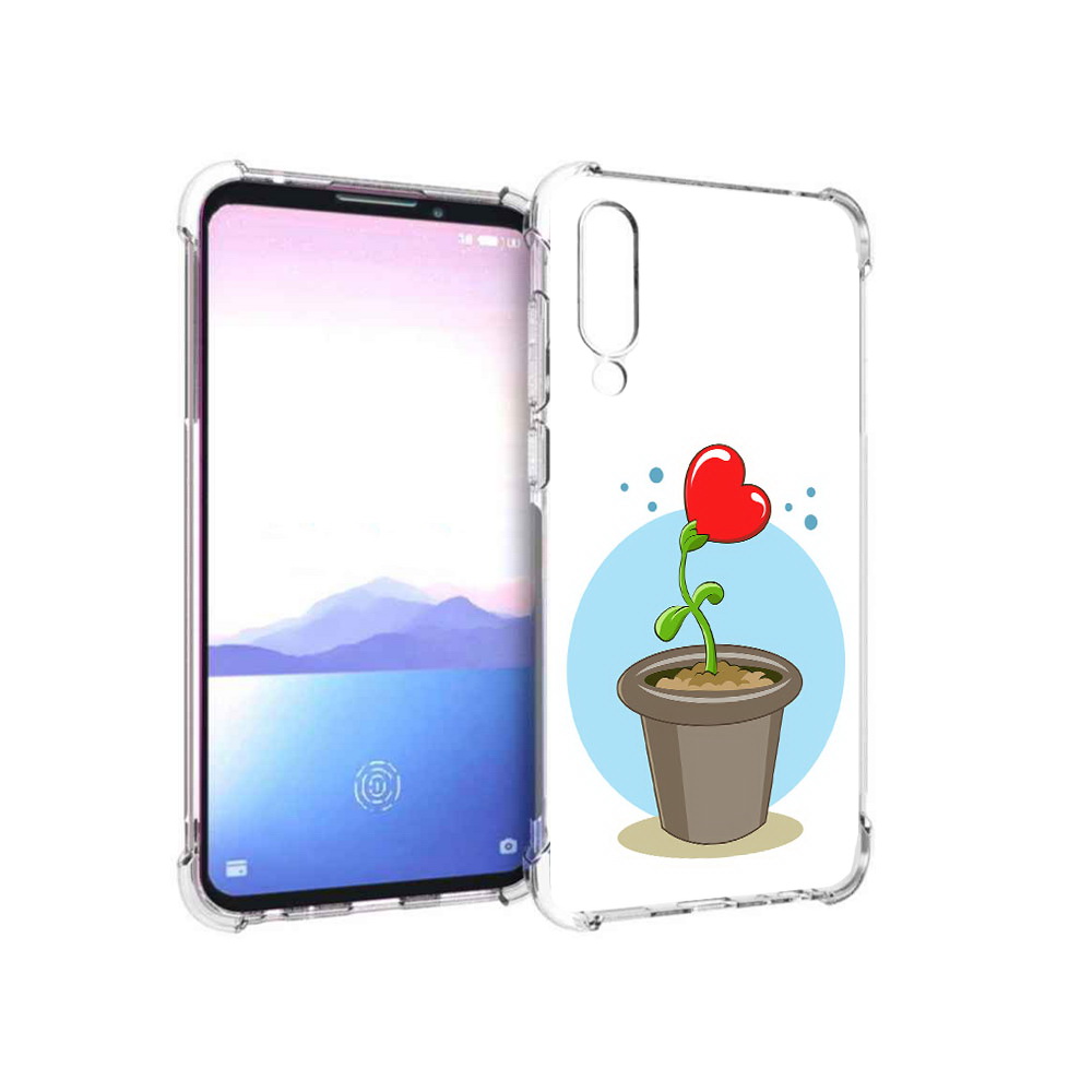 

Чехол MyPads Tocco для Meizu 16XS Растение любви 14 февраля (PT136345.89.145), Прозрачный, Tocco