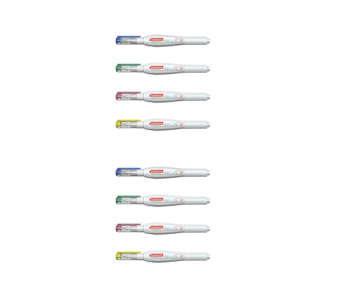 

ErichKrause "Arctic White" Correction Pen 10 ml Шариковая ручка-корректор 8 шт., ErichKrause_Set_Correction_Pen